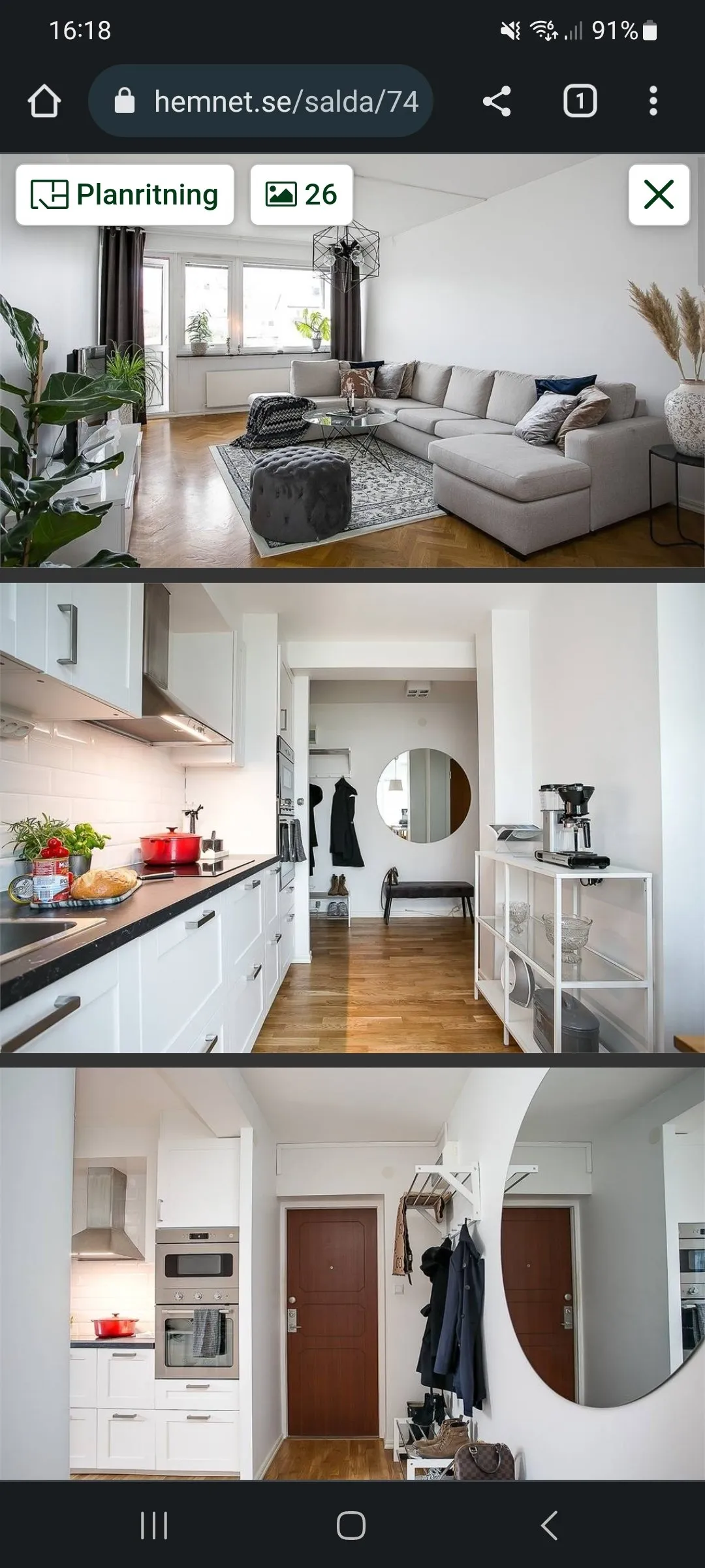 Wilhelm Thams väg i Huskvarna